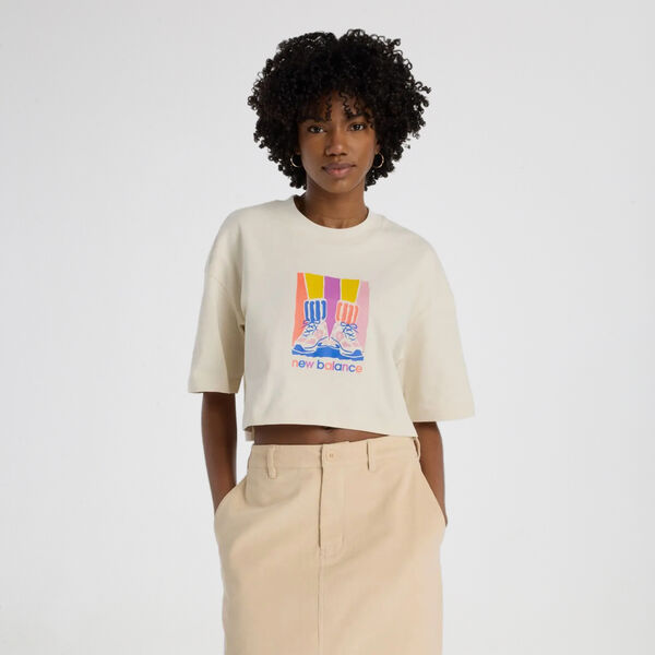 Remera New Balance Athletics Gradient Mujer