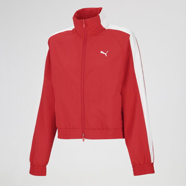 Buzo con cierre Puma T7 Relaxed Woven Nailon Mujer