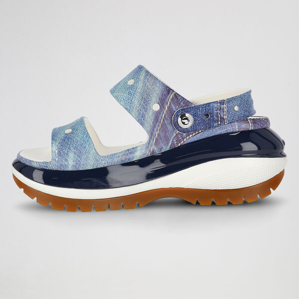 Sandalias Crocs Mega Crush Denim Mujer