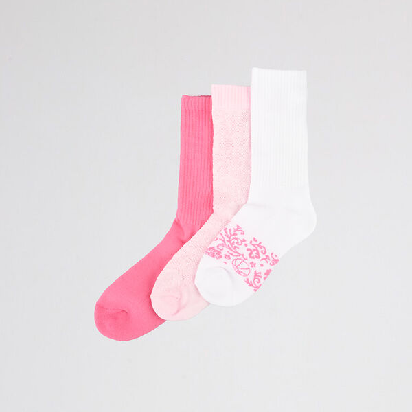 Pack de Medias Jordan Floral Lace x3 Ni&ntilde;a