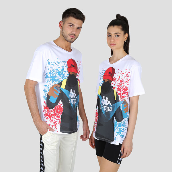 Remera Kappa Authentic Graphik Garrel Unisex