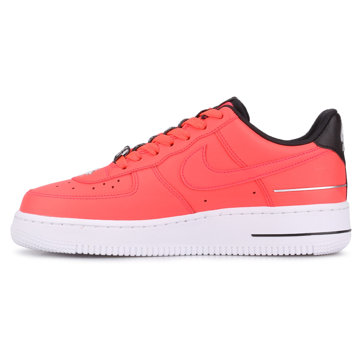 Tenis nike air force 1 07 hot sale lv8 double air pack laser crimson