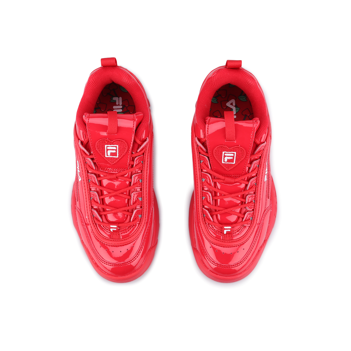 Zapatillas fila color rojo cheap