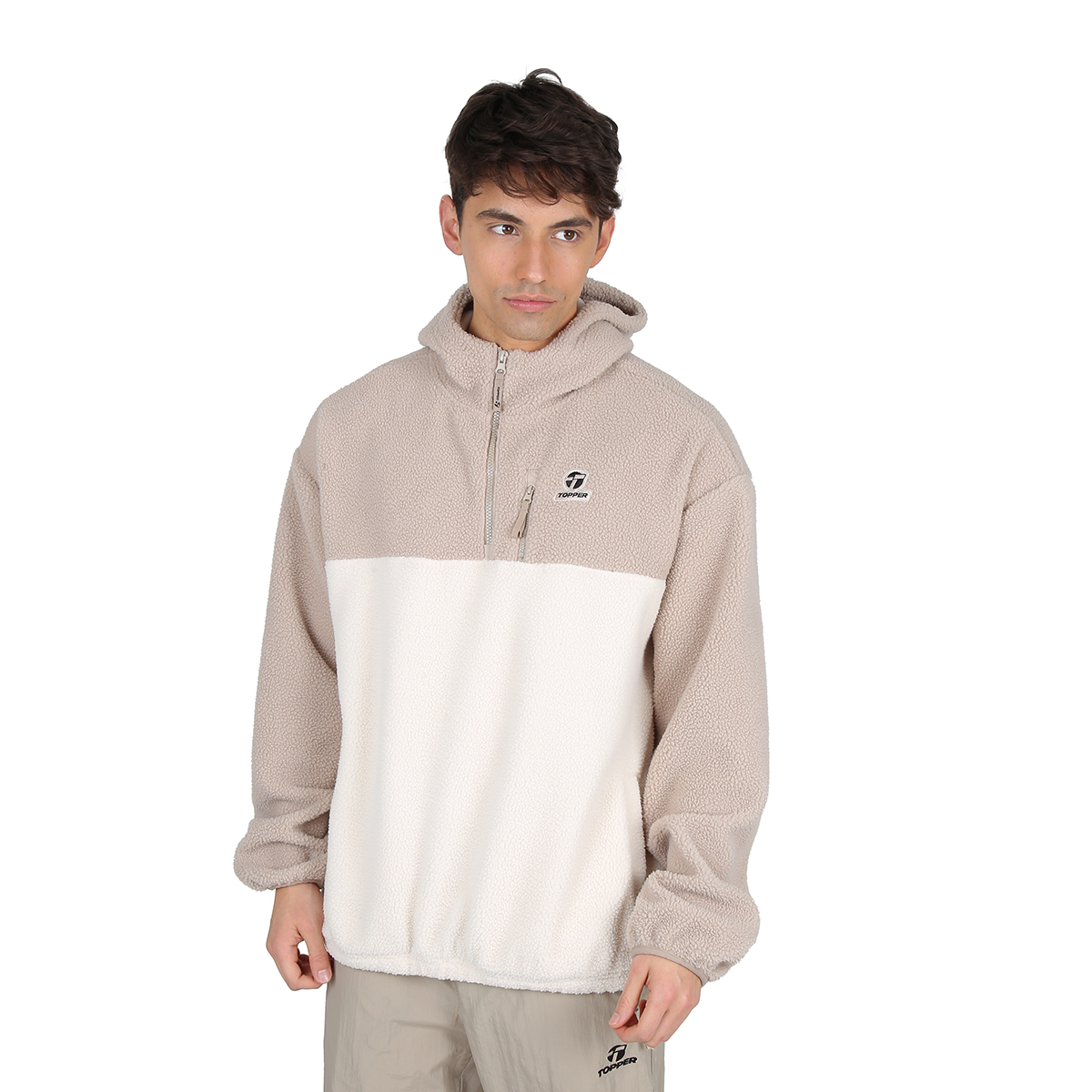 Buzo Urbano Topper 1-2 Zip Sherpa Hombre,  image number null