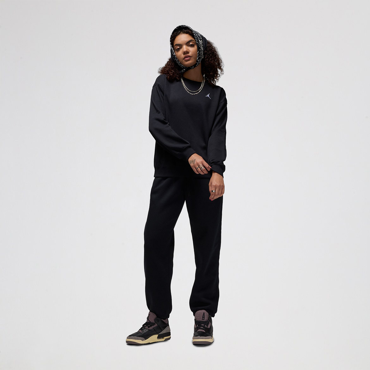 Buzo Jordan Brooklyn Fleece French Terry Mujer,  image number null