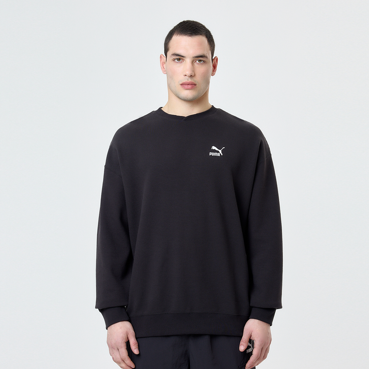 Buzo Puma Classics Waffle Crew Hombre,  image number null