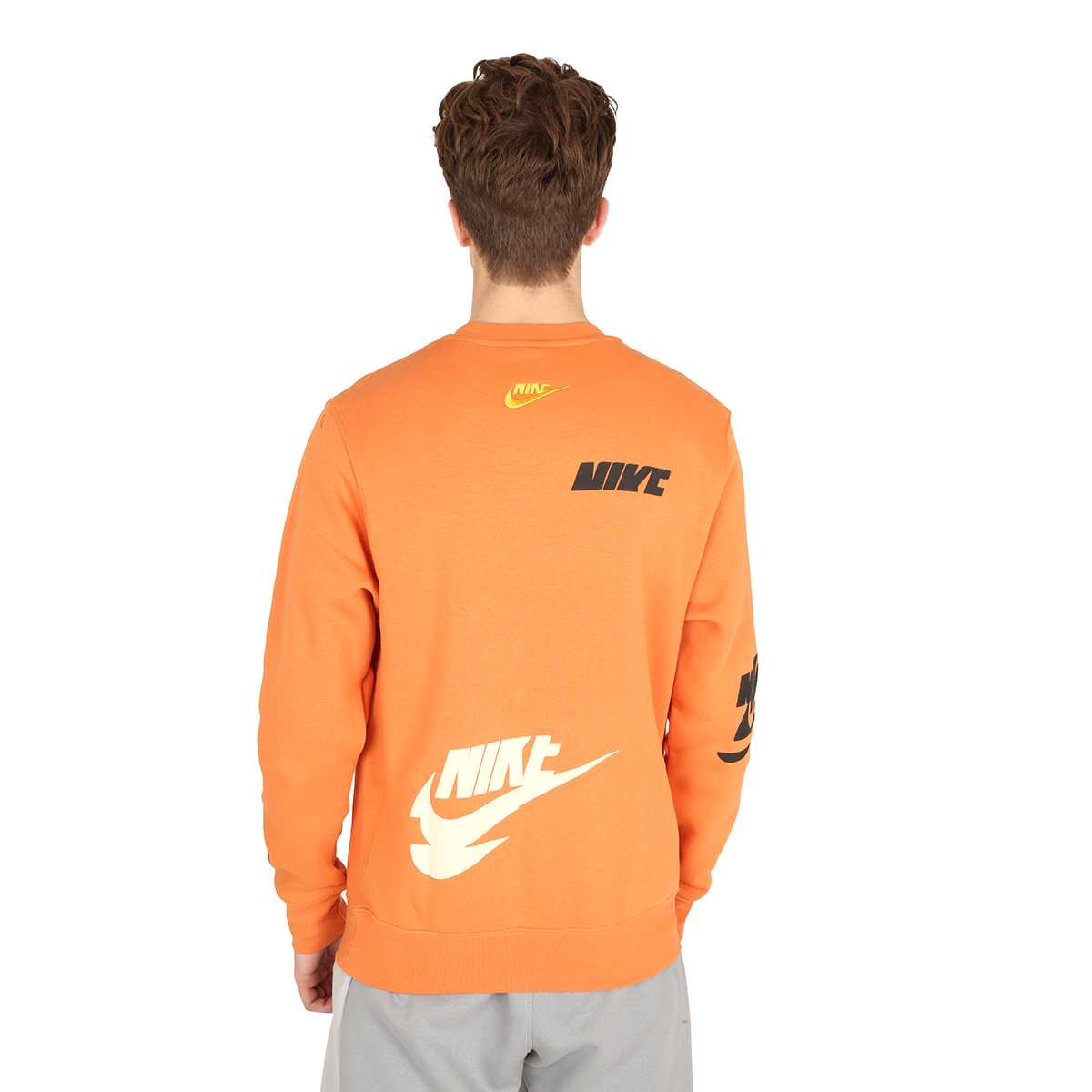 Buzo nike naranja best sale