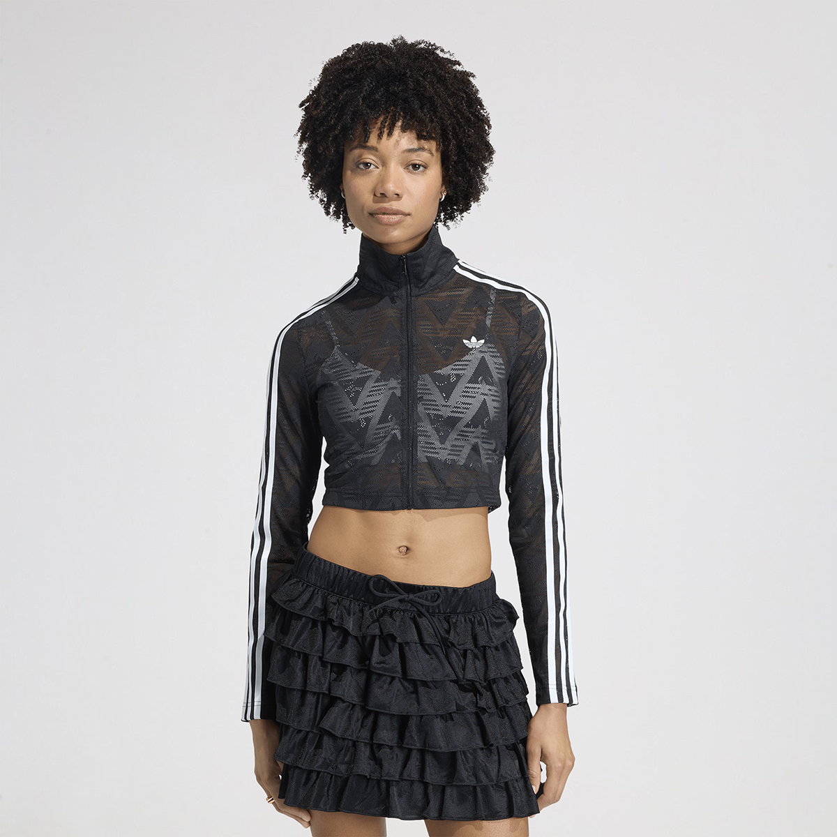 Buzo con Cierre adidas Firebird Classic Mujer con encaje,  image number null
