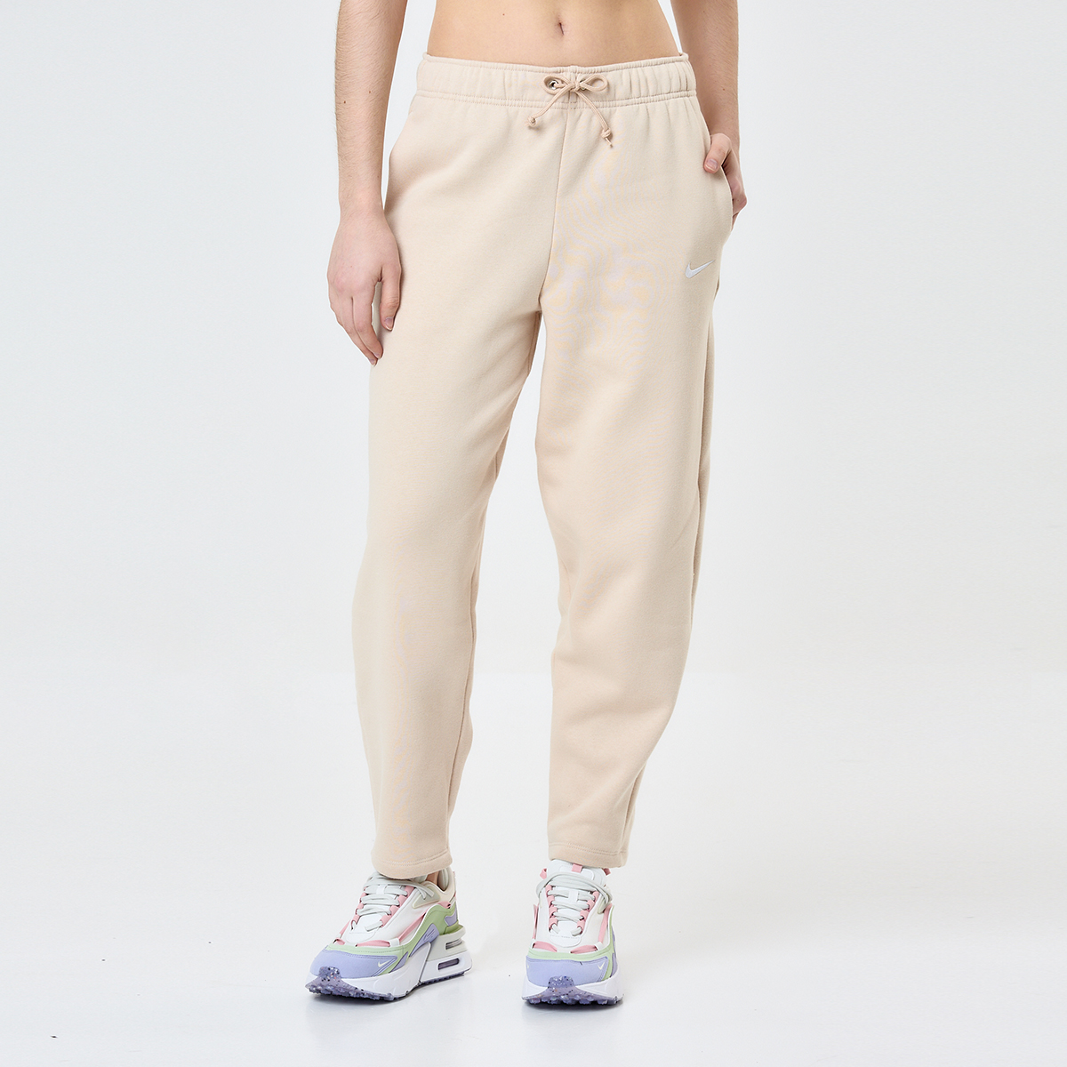 Pantalones nike mujer beige discount