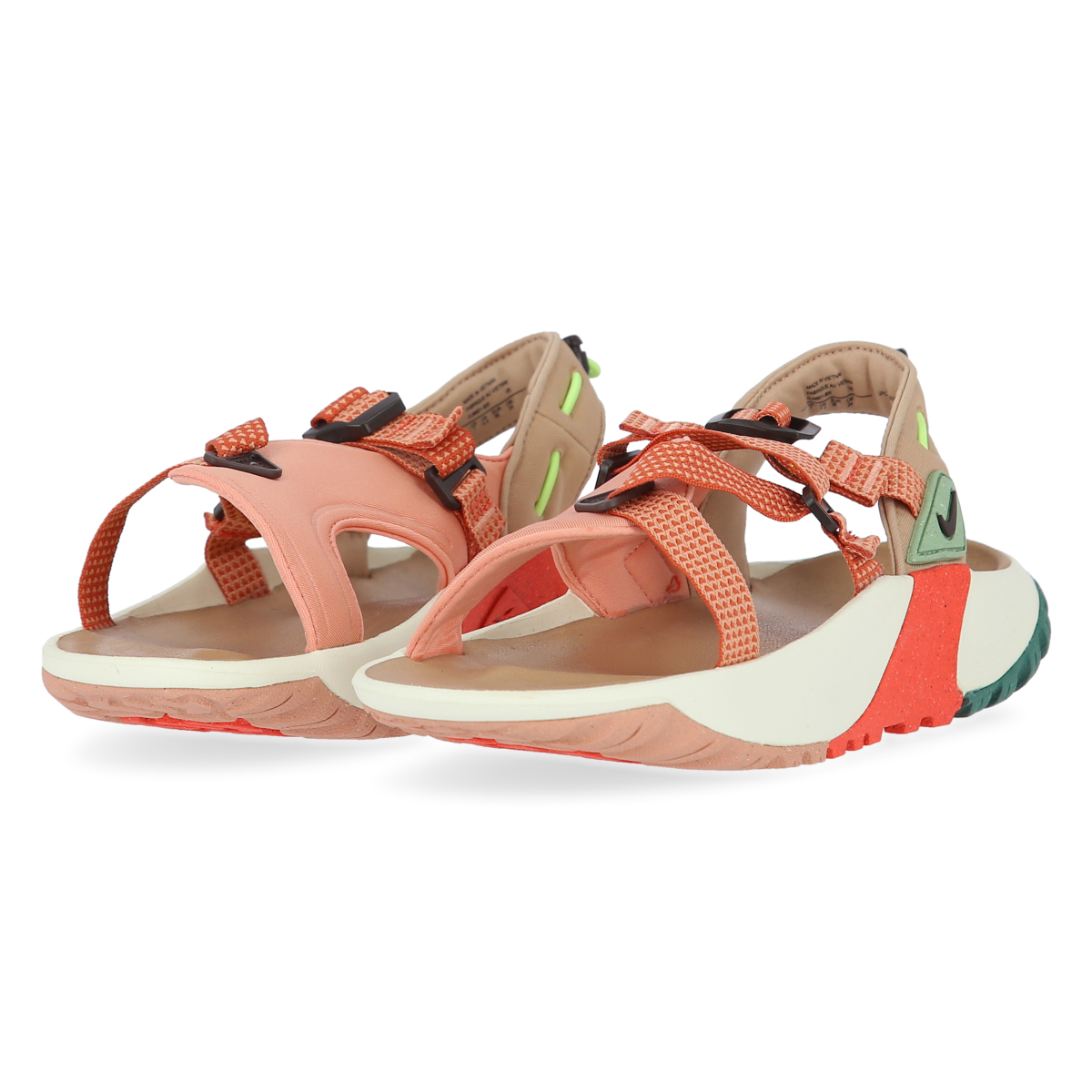 Chanclas nike top mujer puestas