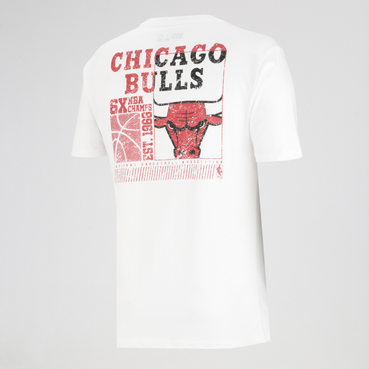 Remera NBA Crowns Regular Crew Chicago Bulls Hombre,  image number null