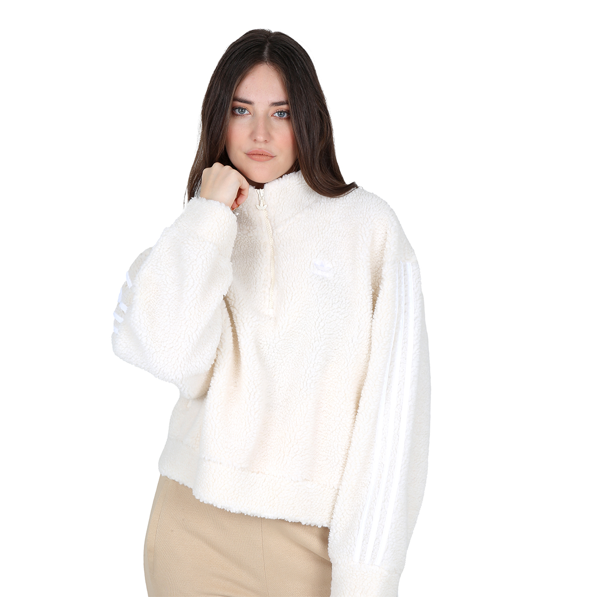 Buzo Urbano adidas Adicolor Classics Half Zip Mujer,  image number null