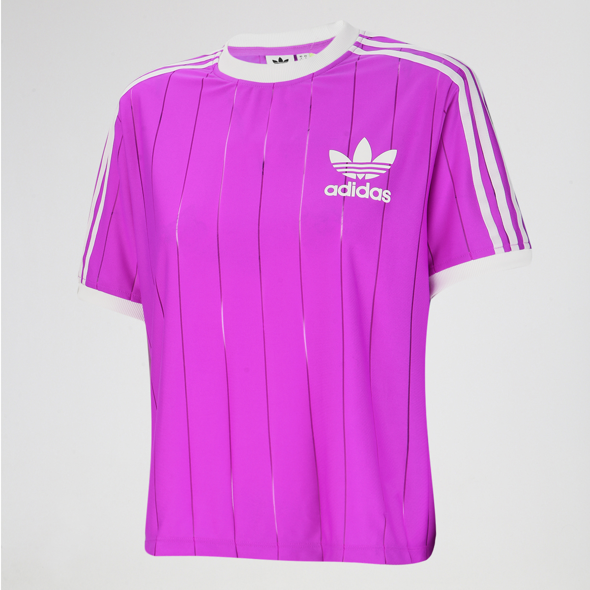 Remera adidas 3 Tiras Pinstripe Mujer,  image number null