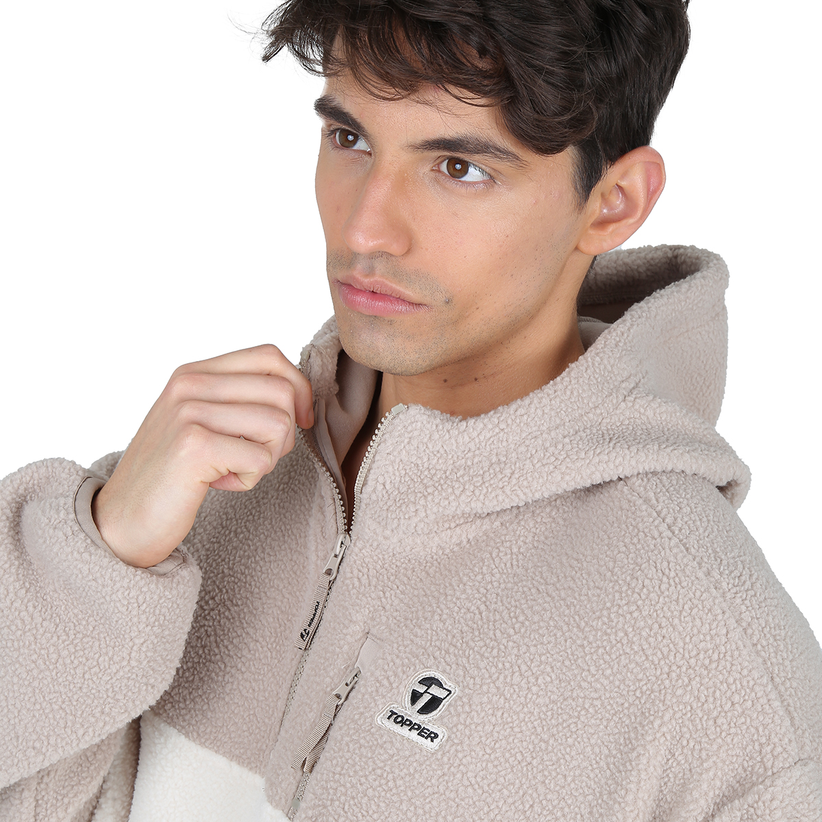 Buzo Urbano Topper 1-2 Zip Sherpa Hombre,  image number null