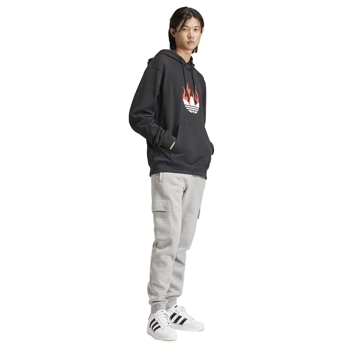 Buzo adidas Flames Logo,  image number null