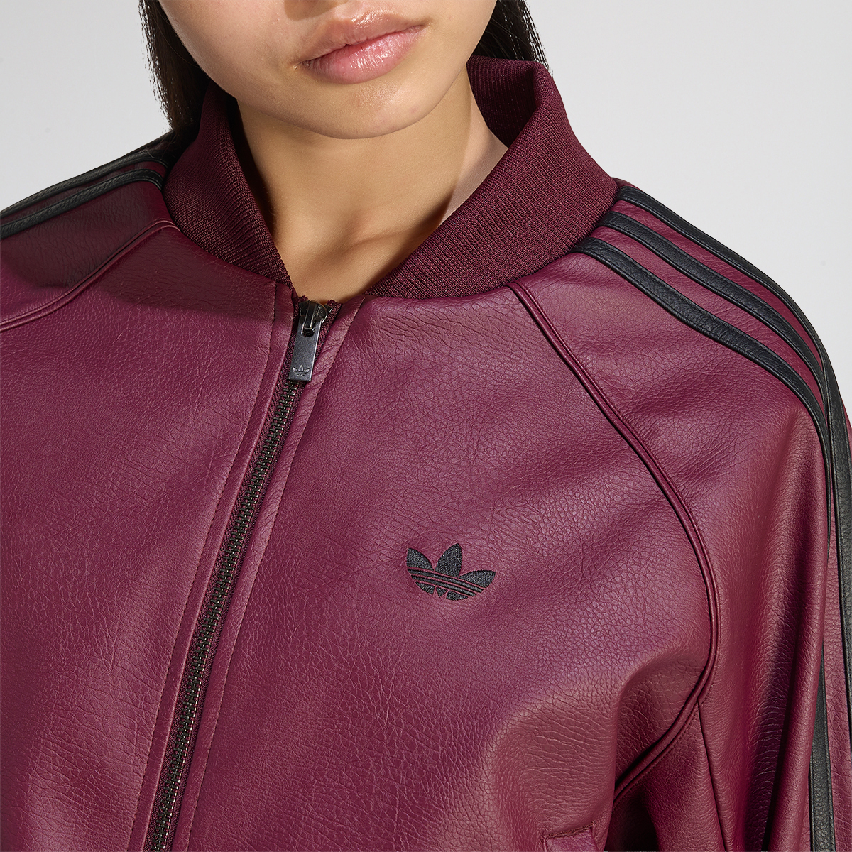 Campera adidas SST Cuero Sint&eacute;tico Mujer,  image number null