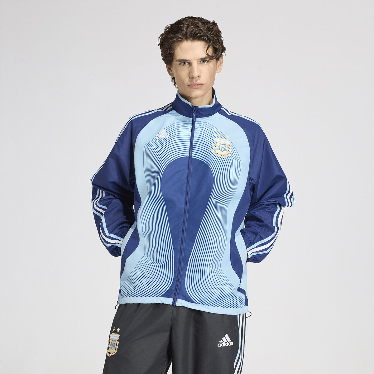 Buzo con Cierre Argentina adidas 2006 Hombre,  image number null