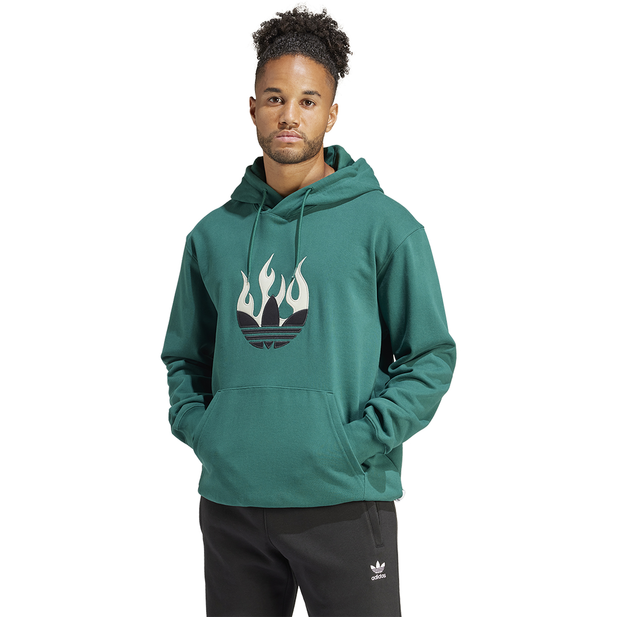 Buzo adidas Flames Logo Hombre Moov