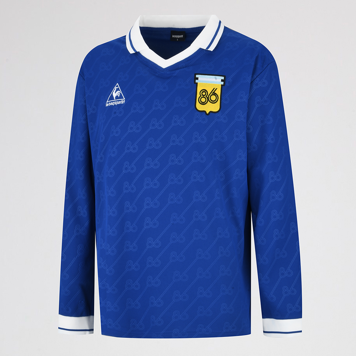 Remera Argentina Le Coq Sportif Suplente Colecci&oacute;n 86 Manga Larga,  image number null