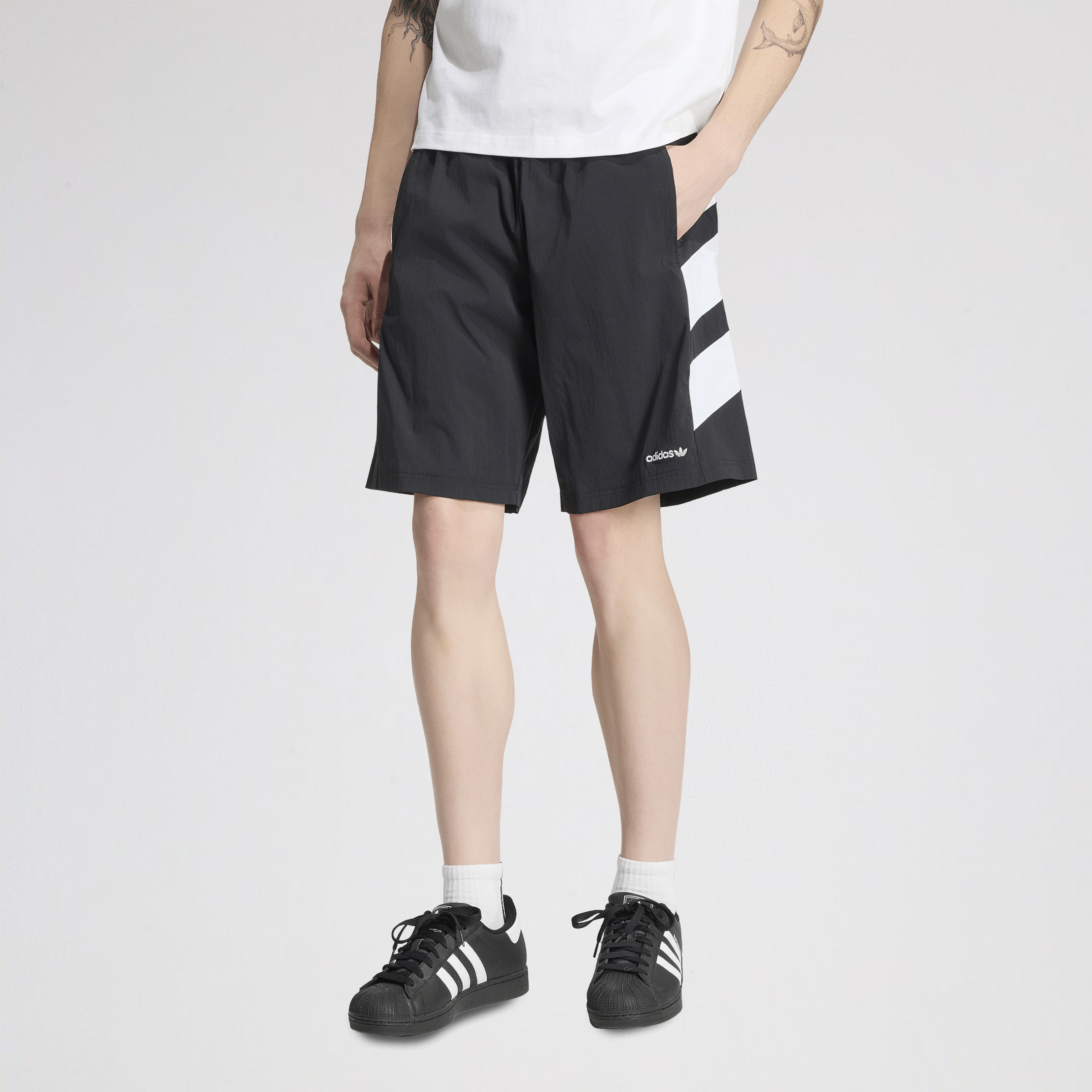 Short adidas Double Blocked Hombre poliamida,  image number null