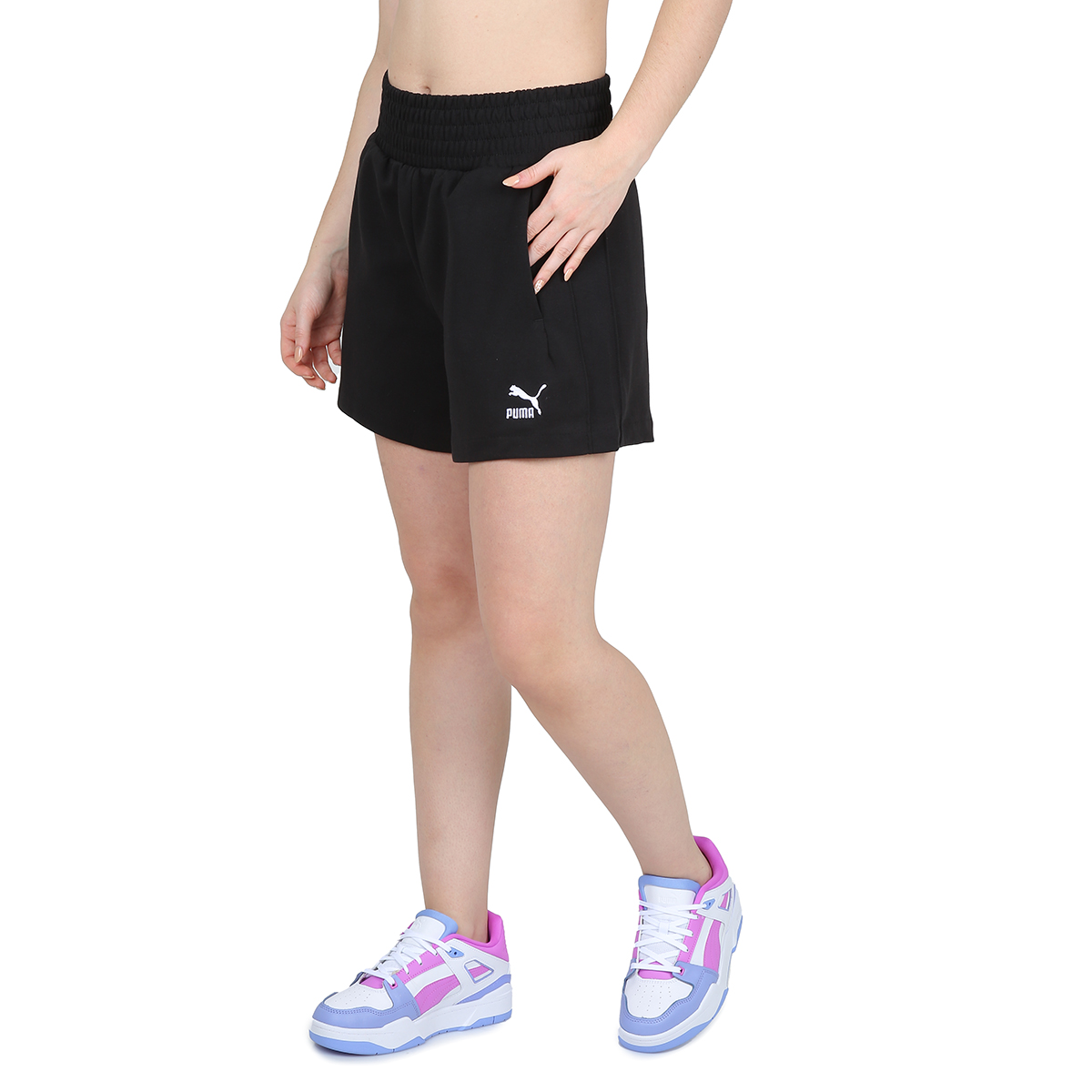 Short Urbano Puma T7 High Waist Mujer,  image number null