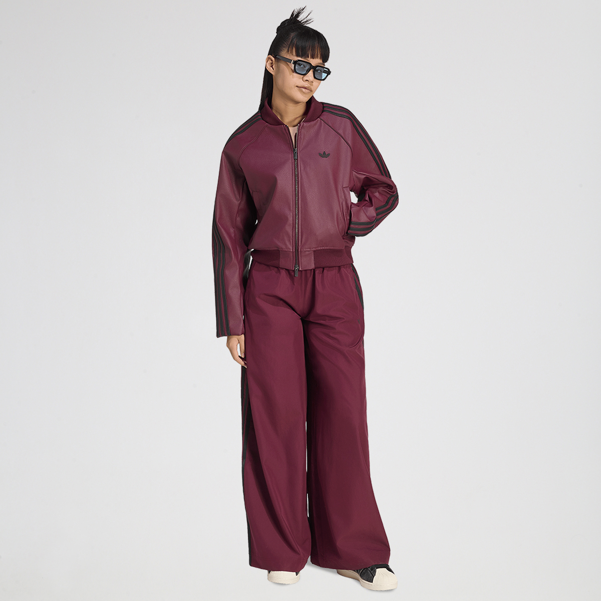 Campera adidas SST Cuero Sint&eacute;tico Mujer,  image number null