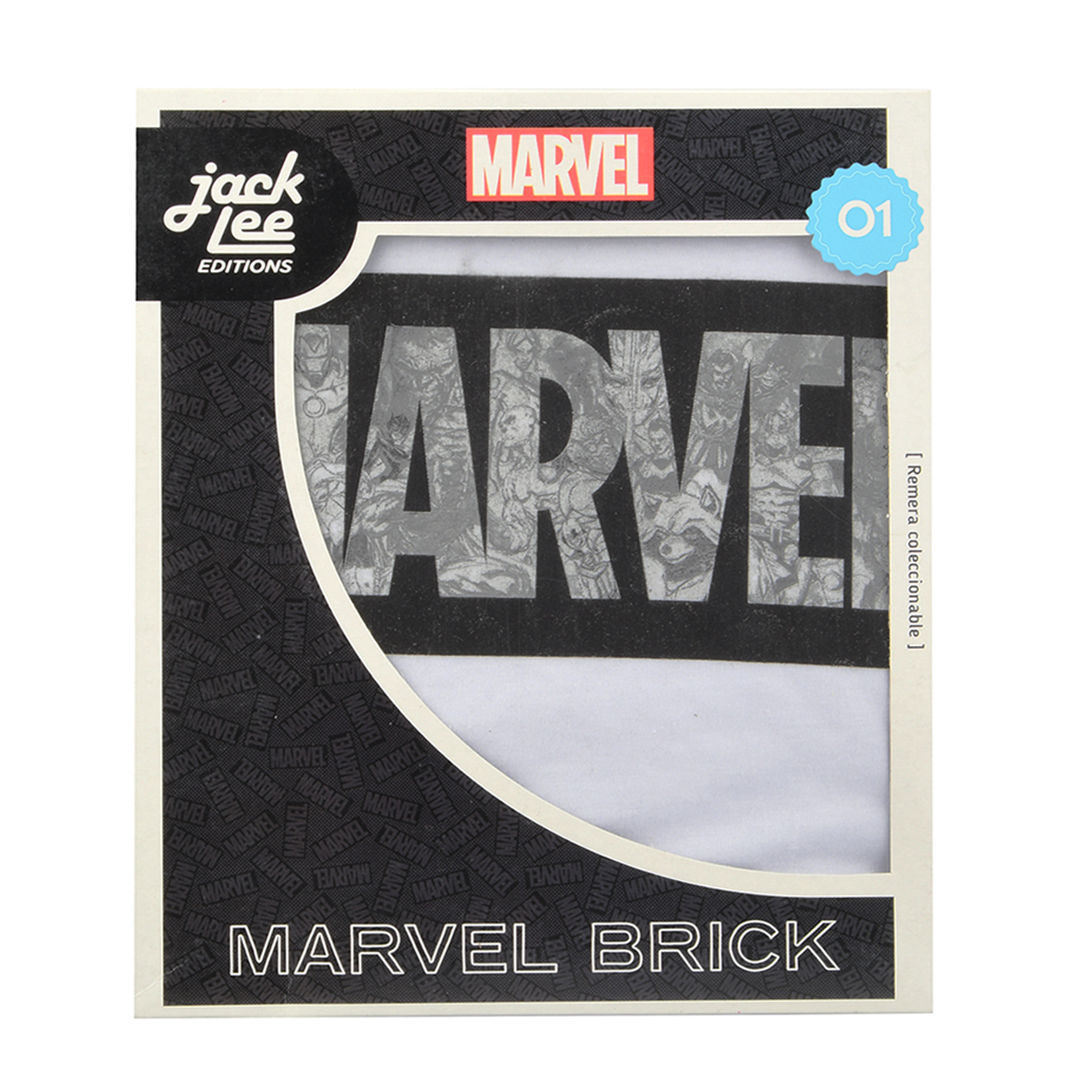 Remera Jack Lee Logo Marvel,  image number null