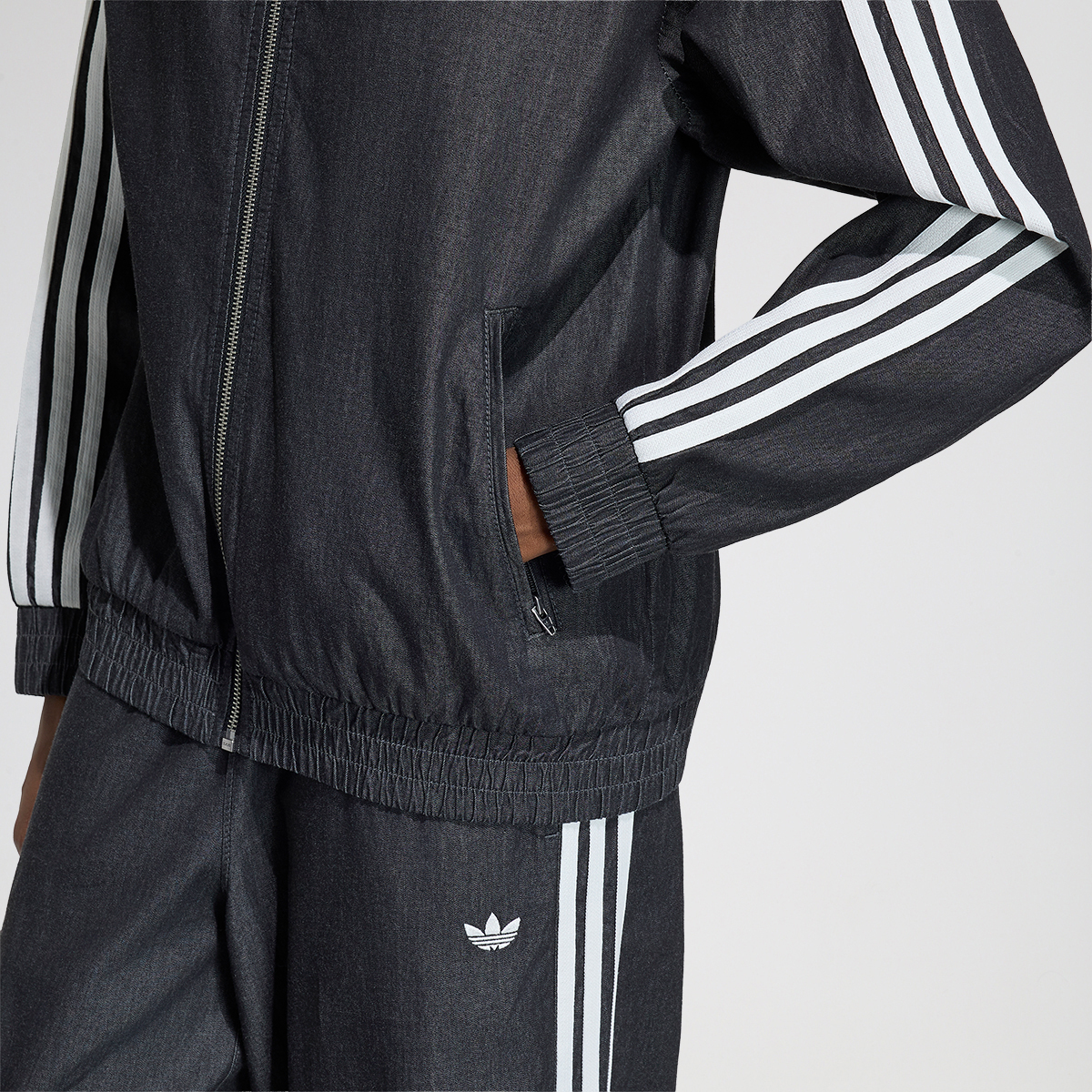 Buzo con Cierre adidas Originals Summer Glow Firebird Denim Mujer,  image number null