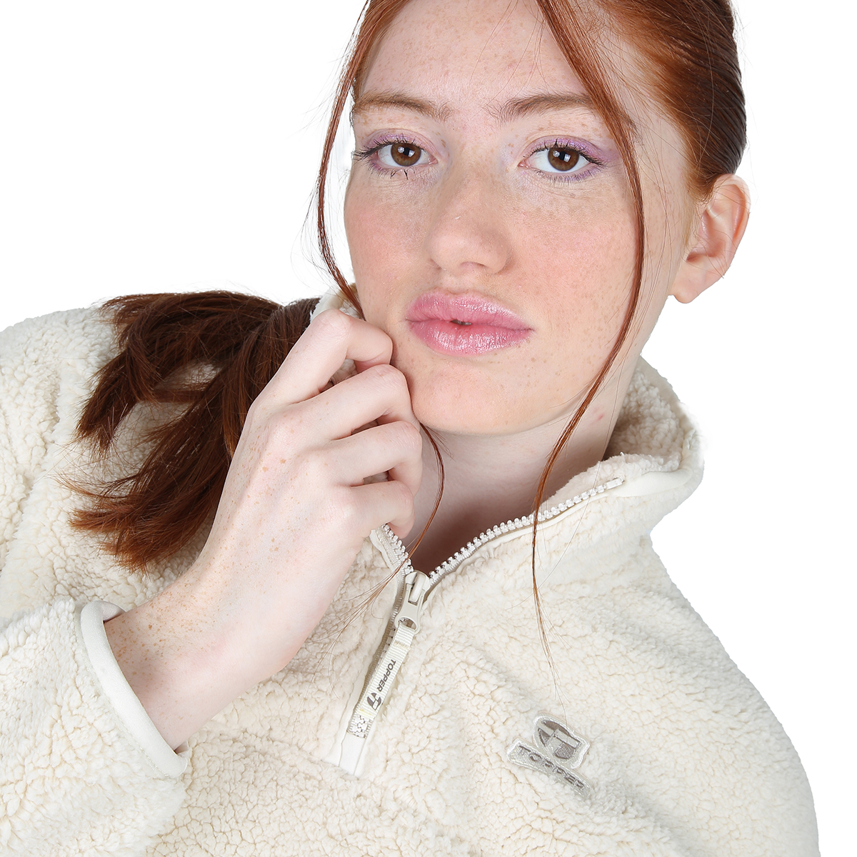 Buzo Urbano Topper 1-2 Zip Sherpa Mujer,  image number null