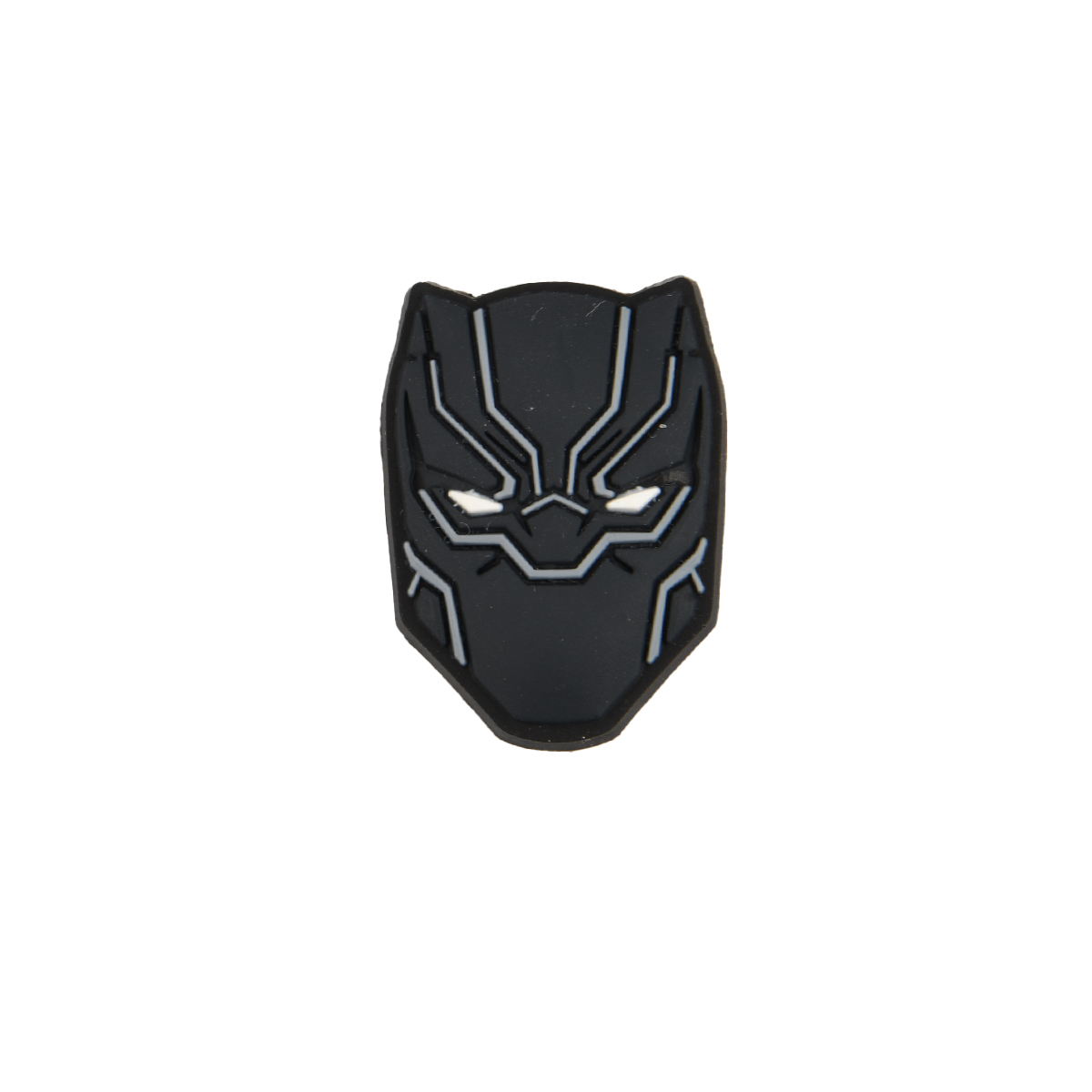 Pin Crocs Jibbitz Black Panther Charm,  image number null