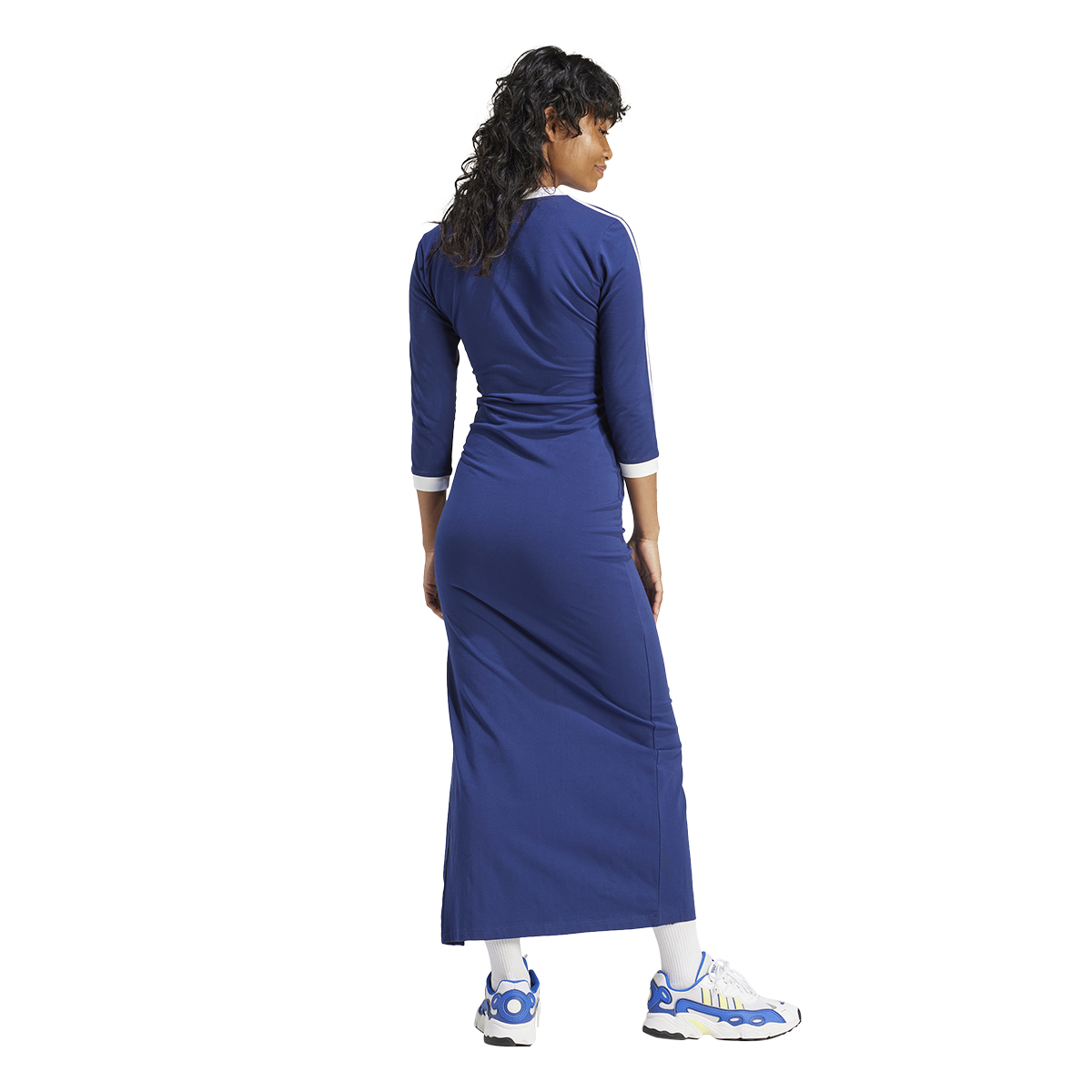 Vestido adidas Adicolor Classics 3 Stripes Maxi Mujer,  image number null