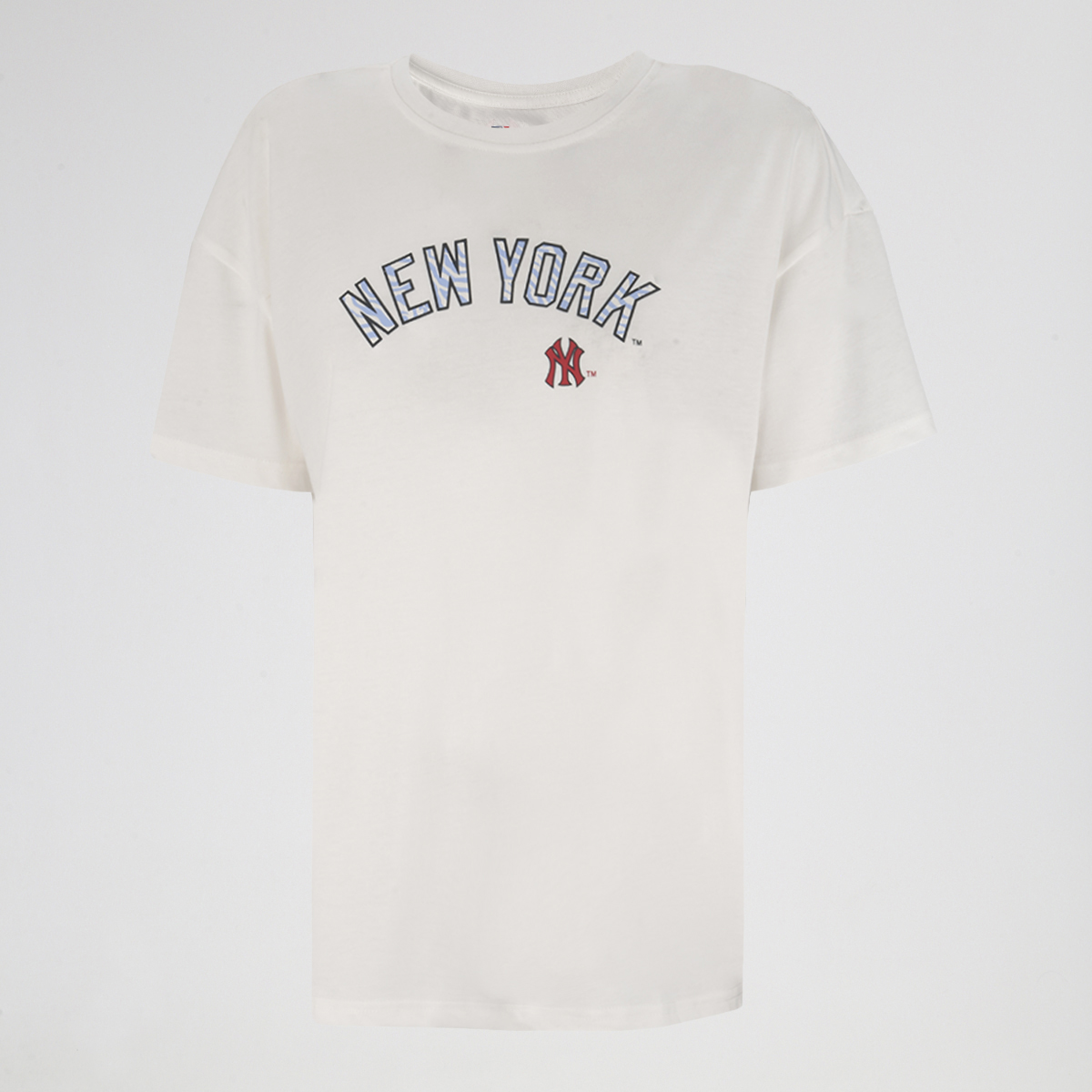 Remera MLB Yankees Front Animal Print Mujer,  image number null