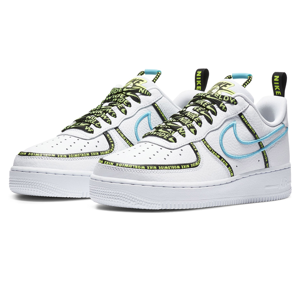 Zapatillas Nike Air Force 1 '07 Worldwide Blue Fury,  image number null