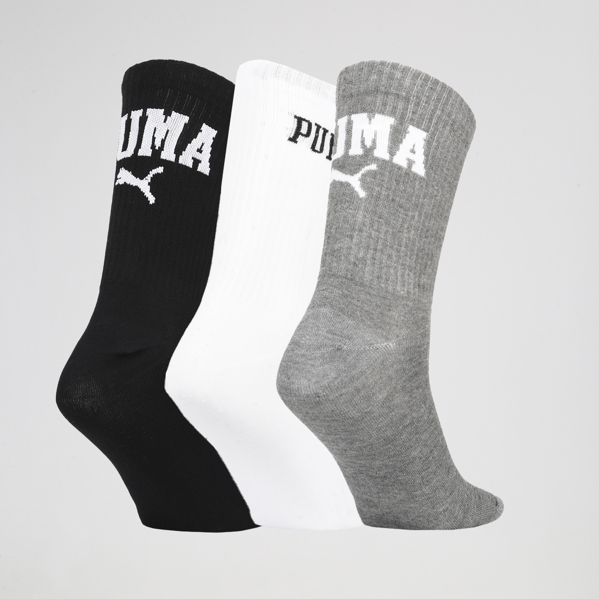 Pack De Medias Puma Logo Crew X3,  image number null