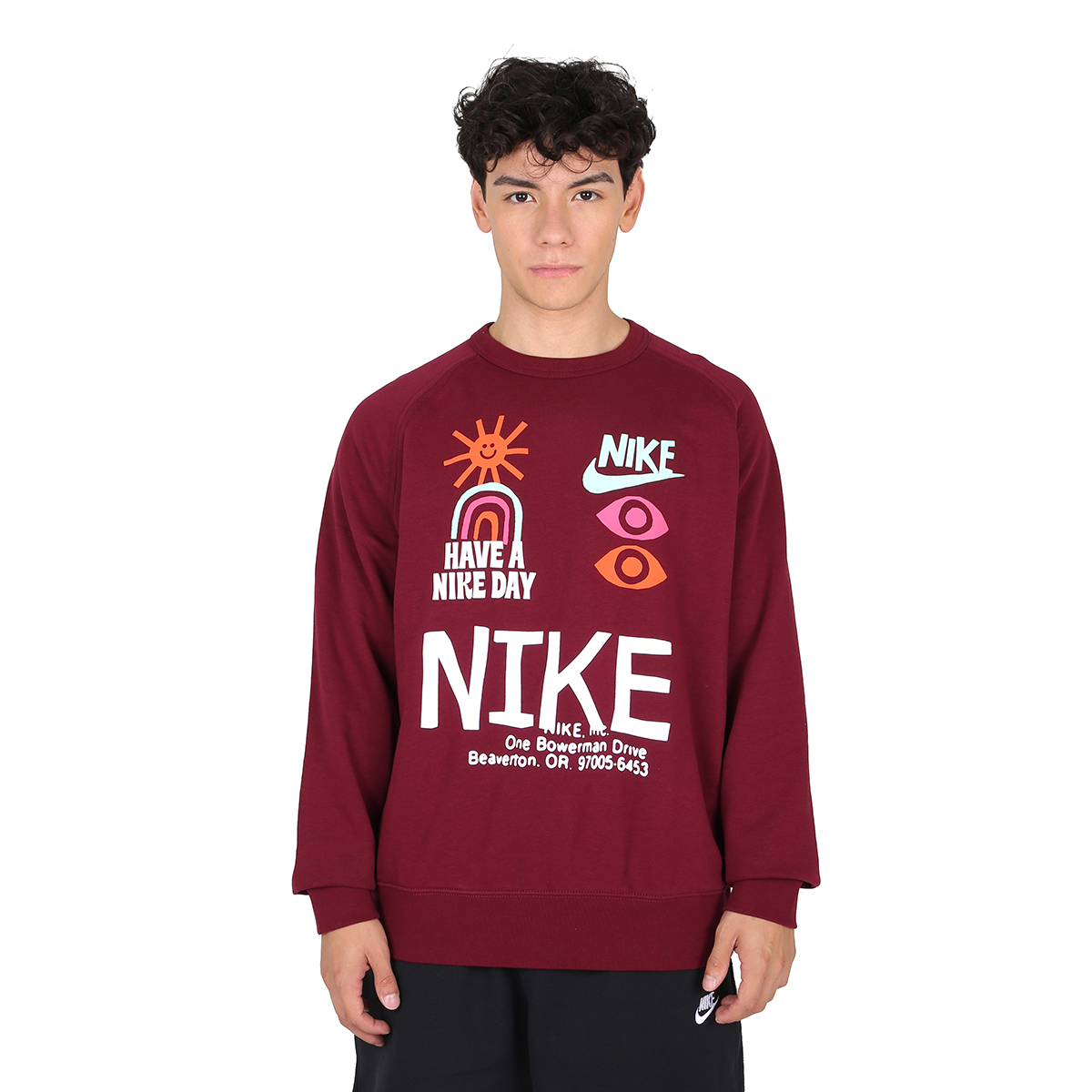 Buzo nike hombre sale rojo