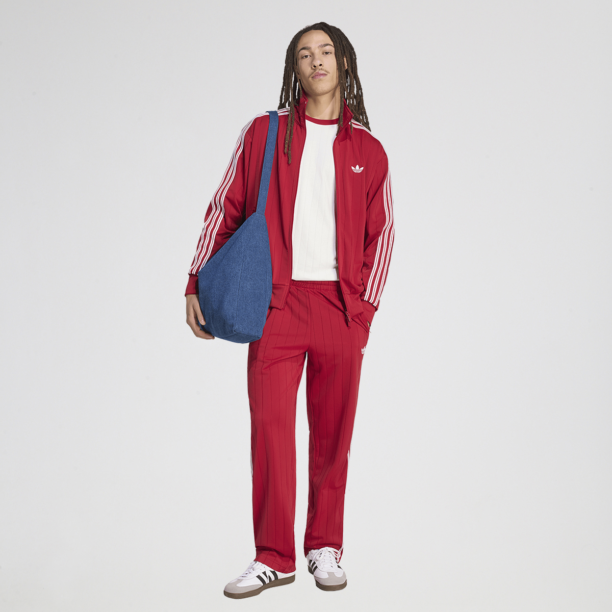 Buzo con Cierre adidas Firebird Drop Needle Hombre poli&eacute;ster,  image number null