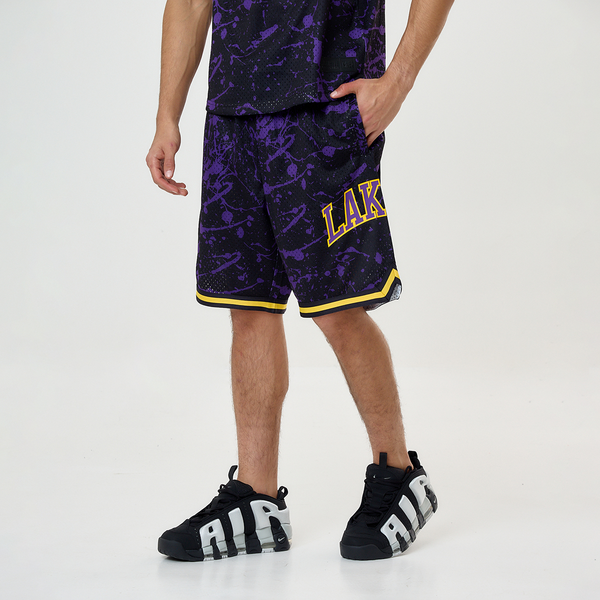 Short NBA Los Angeles Lakers All Over Print de Hombre,  image number null