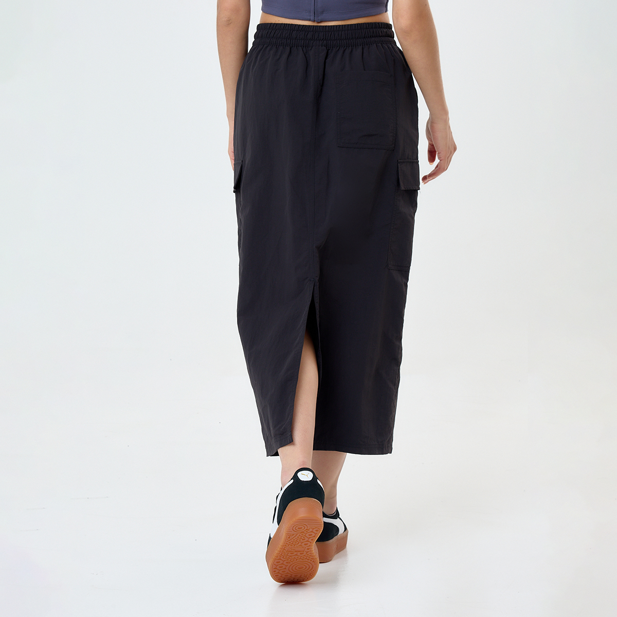 Pollera Puma Downtown Cargo Midi Mujer,  image number null