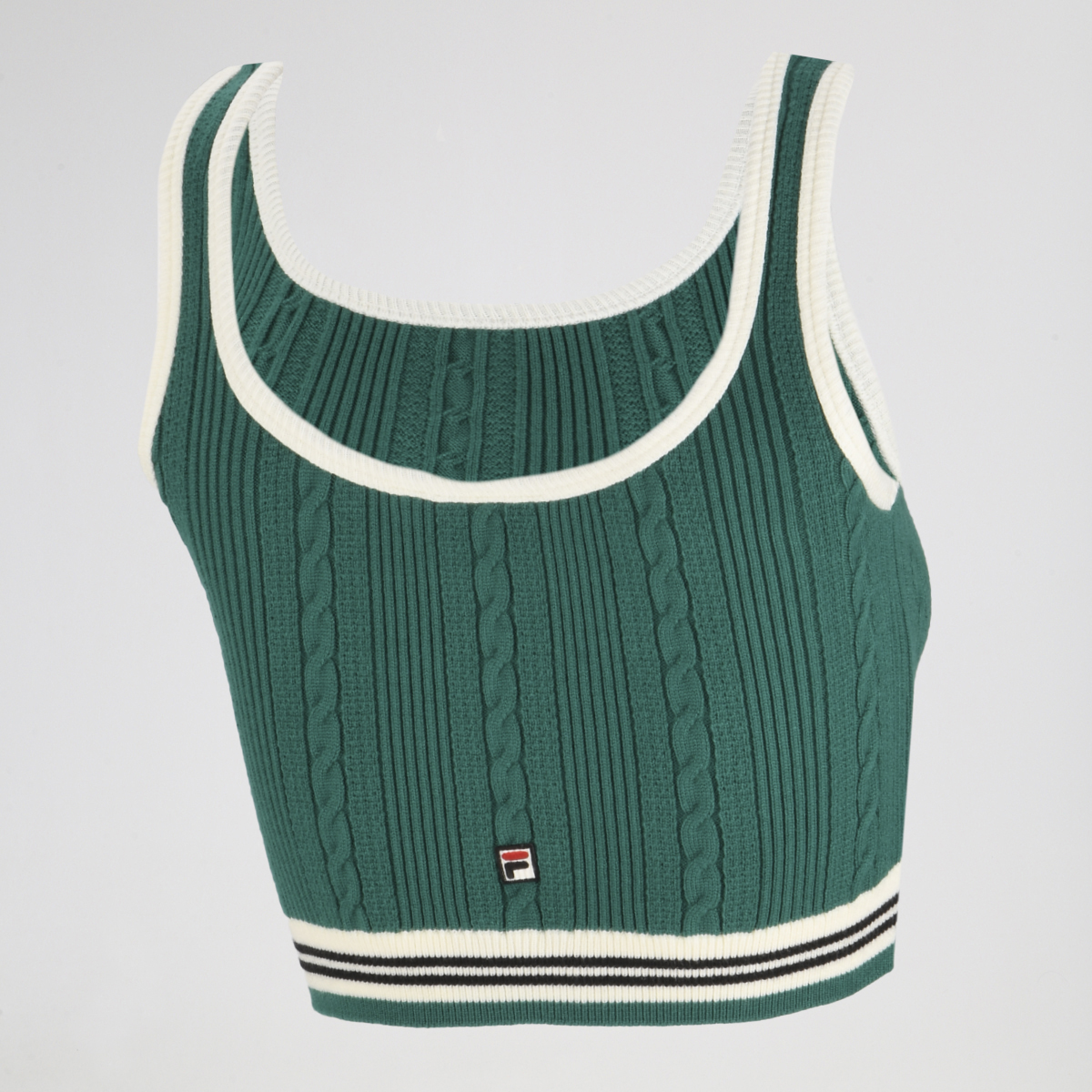 Top Fila Uc Slim Knit Stripe Mujer,  image number null