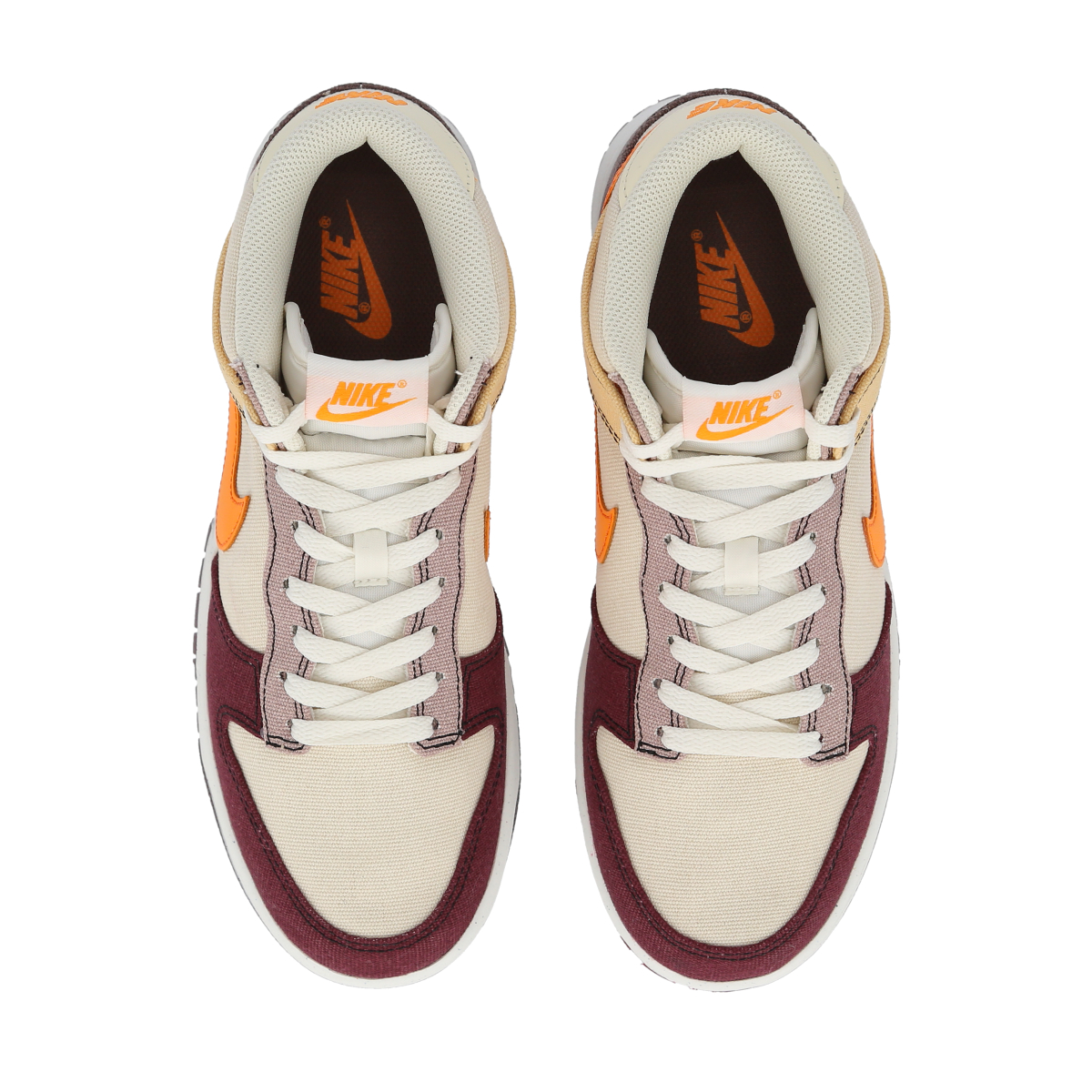 Nike dunk mid hombre marron discount