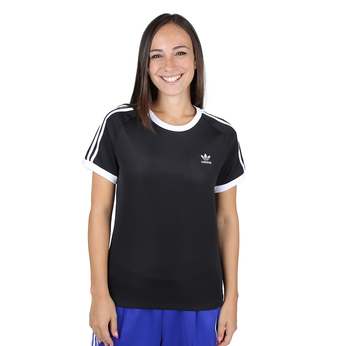 Remera adidas Adicolor Classics Slim 3 Tiras Mujer,  image number null