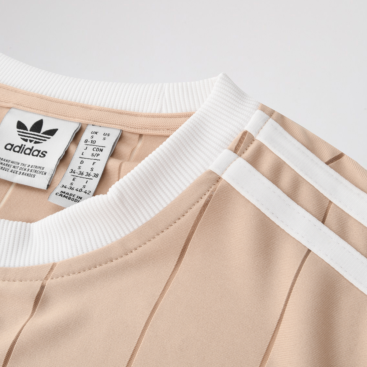 Remera adidas 3 Tiras Pinstripe para Mujer,  image number null
