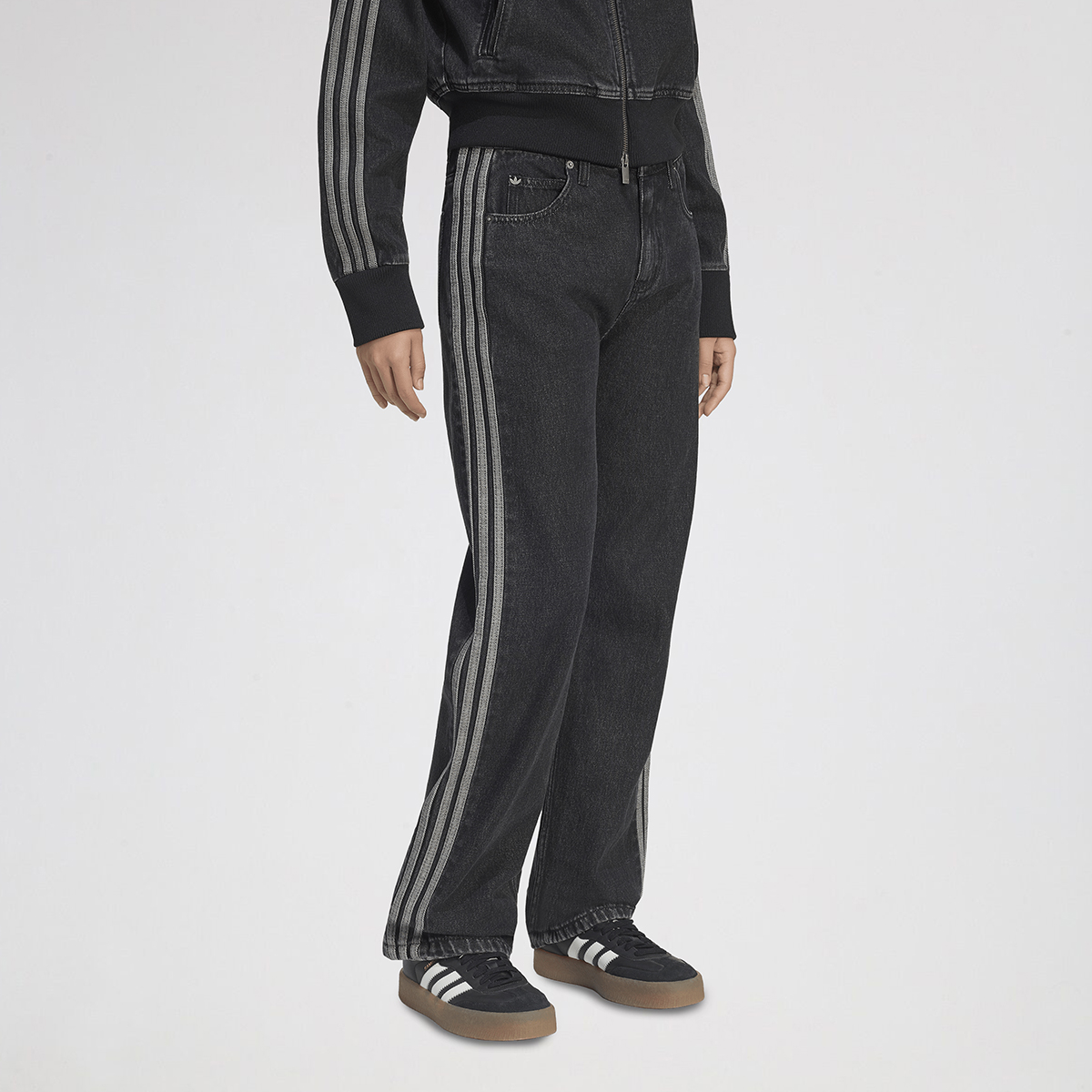 Pantal&oacute;n adidas Firebird Denim Mujer,  image number null