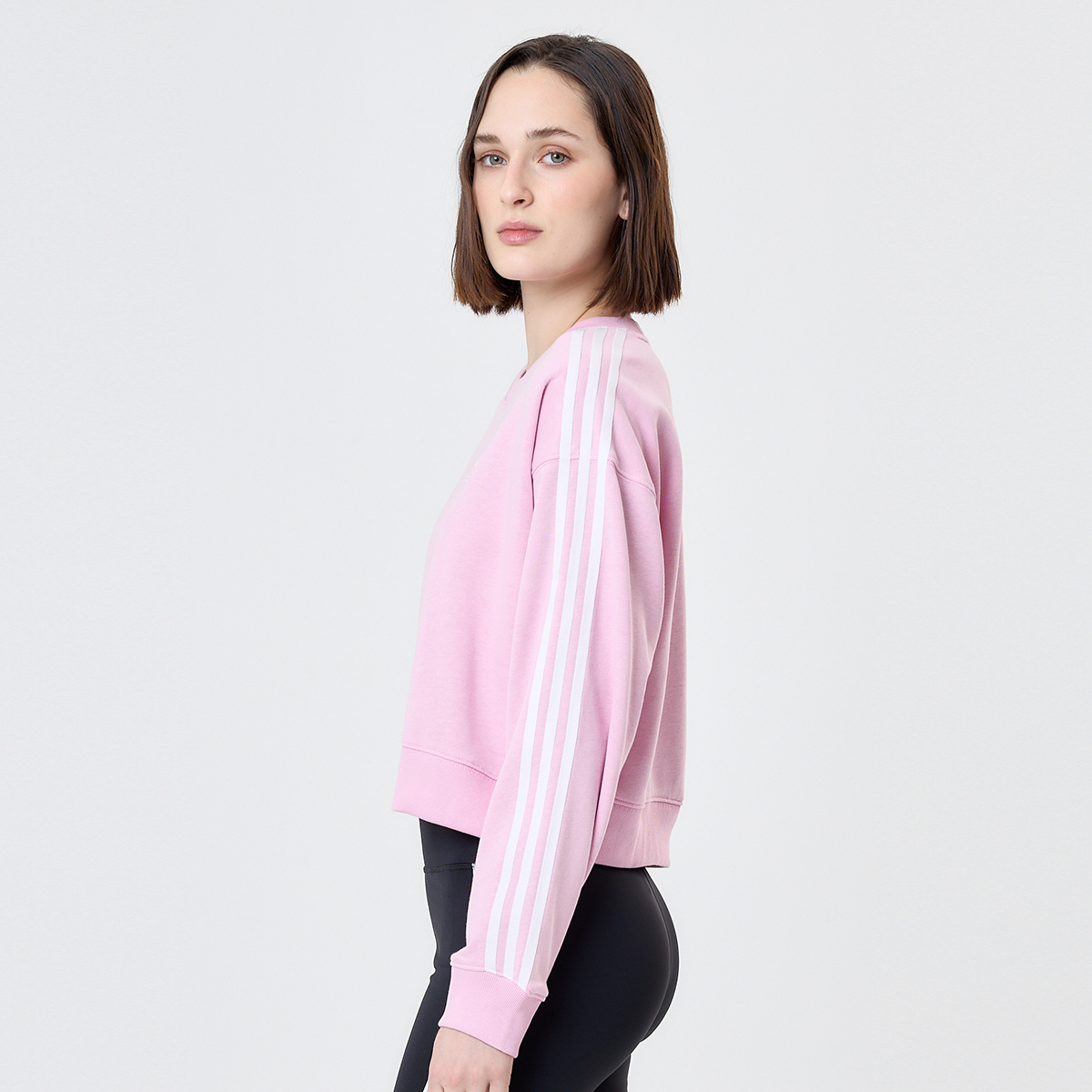 Buzo adidas 3 Tiras Crew Mujer