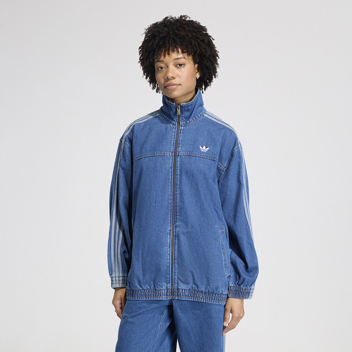 Campera adidas Firebird Adilenium Denim Mujer,  image number null