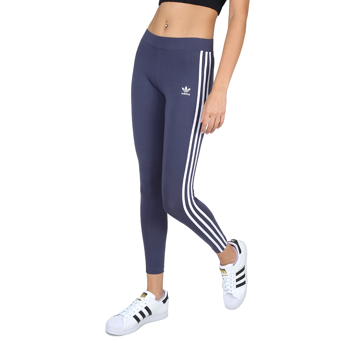 Calza adidas Classics 3 Tiras Mujer,  image number null