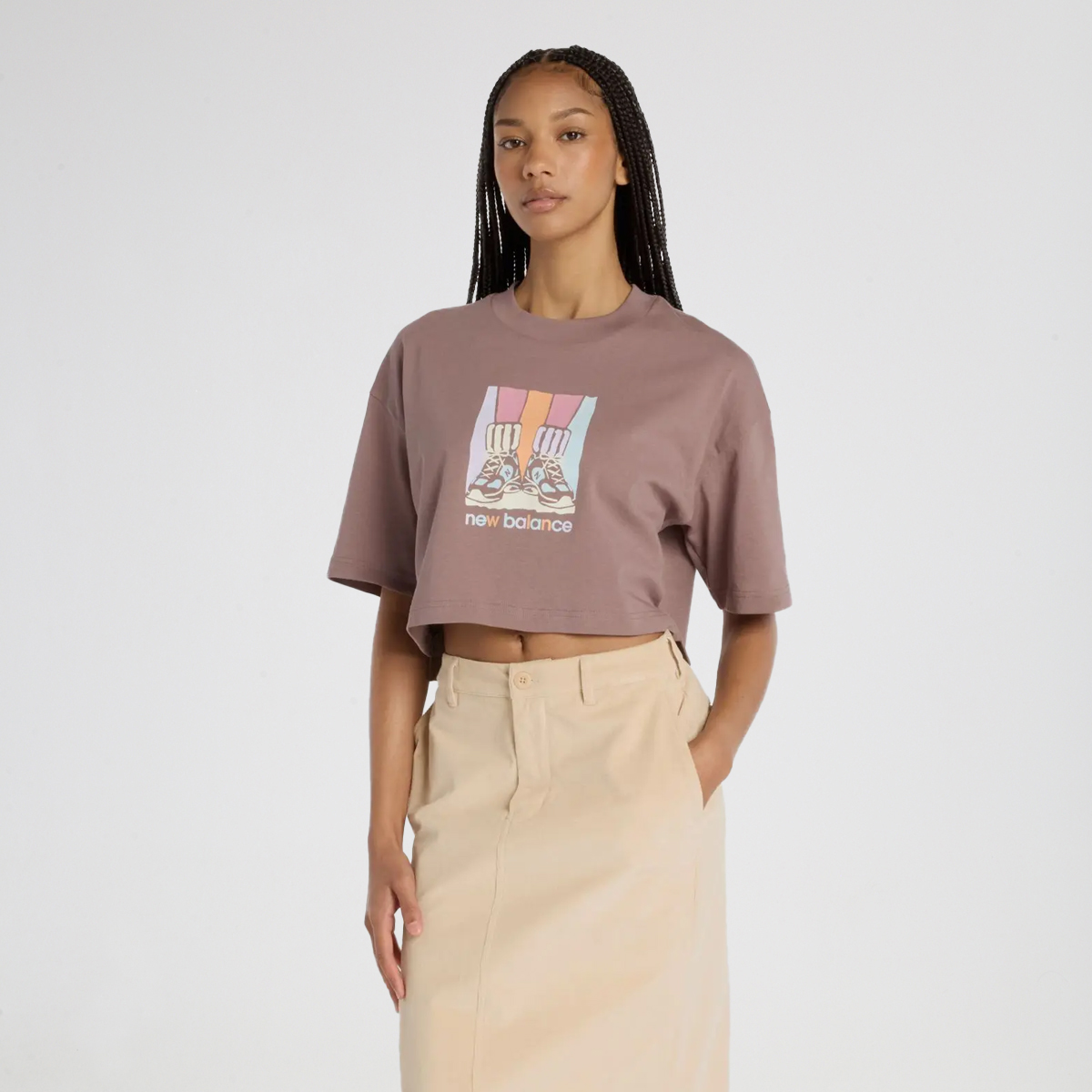 Remera New Balance Athletics Gradient Mujer algod&oacute;n,  image number null