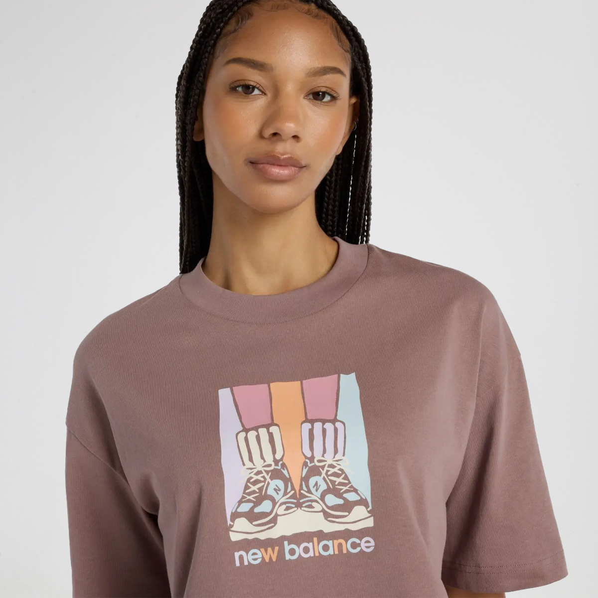 Remera New Balance Athletics Gradient Mujer algod&oacute;n,  image number null