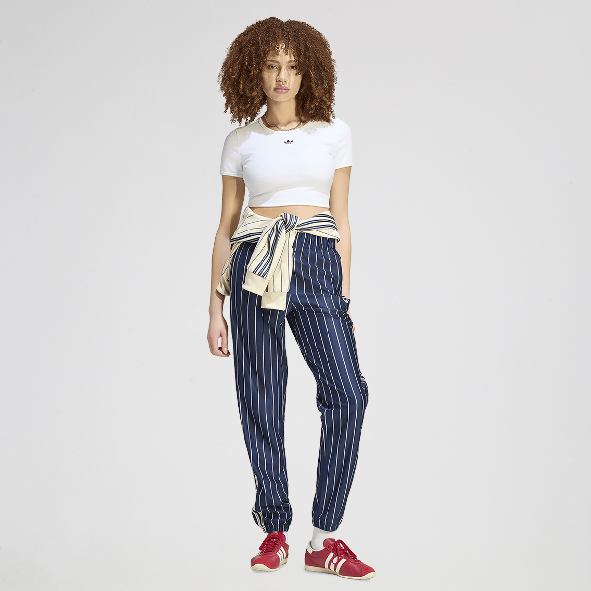 Pantal&oacute;n adidas Firebird Pinstripe Mujer,  image number null