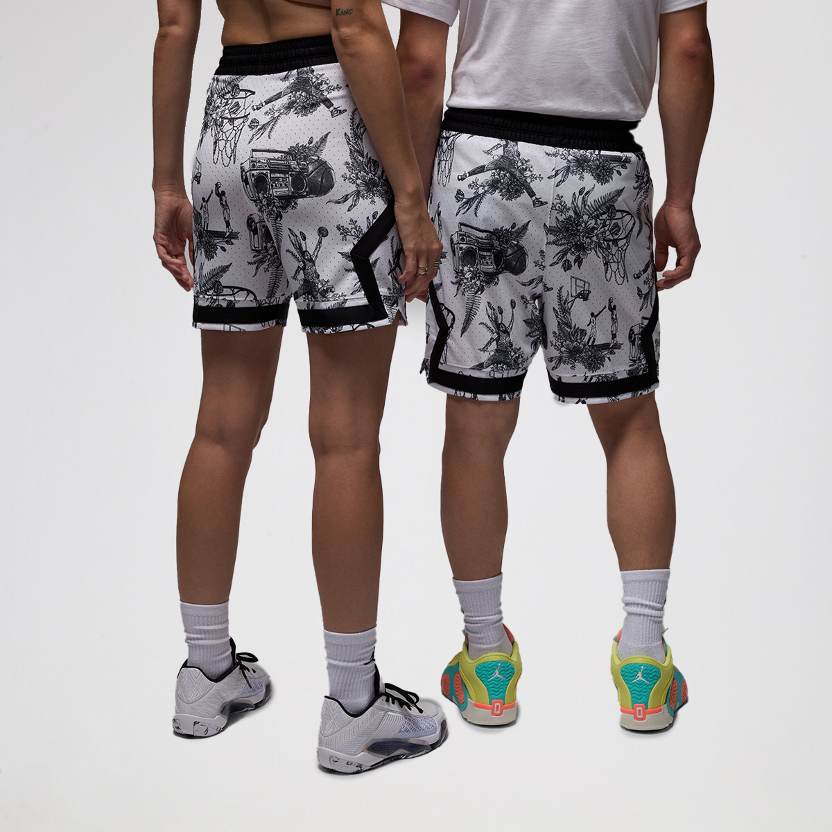 Short Jordan Sport Dri-FIT Printed Diamond,  image number null